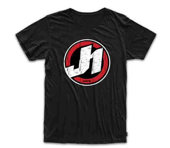 REMERA JUST 1 HERO NEGRA TALLE L  [J00021]